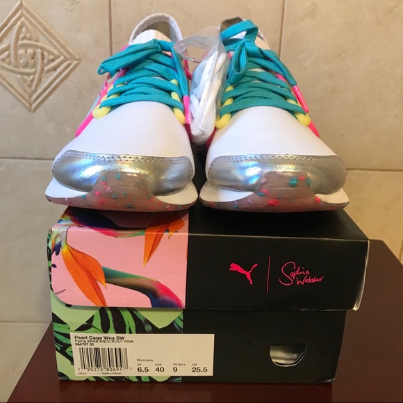 NIB PUMA x SOPHIA WEBSTER CAGE SNEAKERS Shoes US 9 - Picture 3 of 14